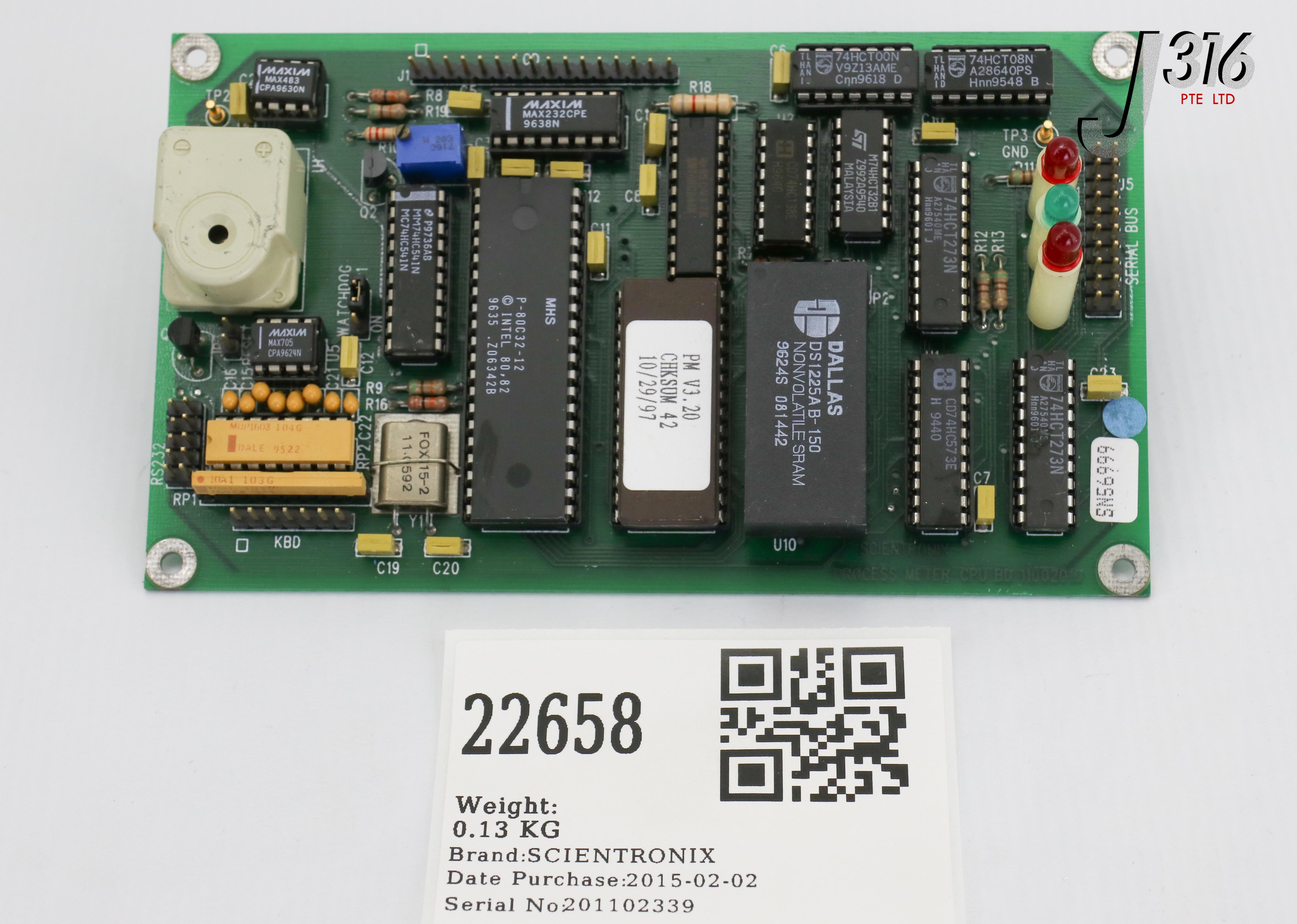 スイッチ 22658 SCIENTRONIX PCB, PROCESS METER, CPU BD 11002010 | eBay